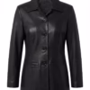 Womens Genuine Leather Coat