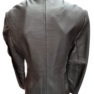 black womens leather jacket