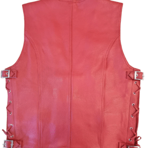 red leather vest nz