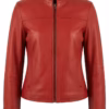 red leather jacket