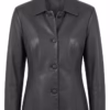 Genuine leather blazer for ladies