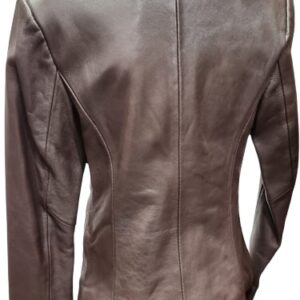 Women Leather Blazer