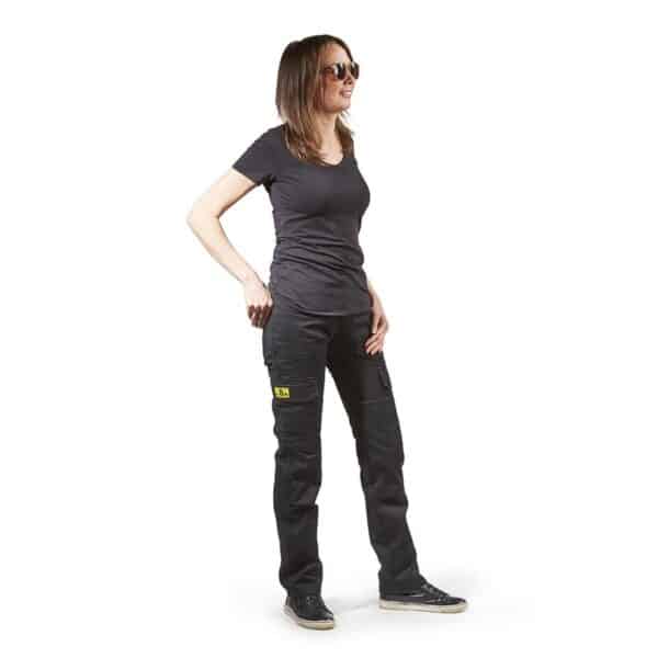 Womens Draggin Jeans Cargo Black