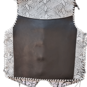 SNAKE LEATHER VEST