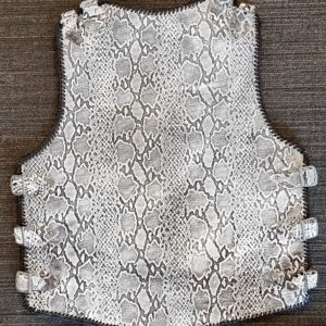 SNAKE LEATHER VEST