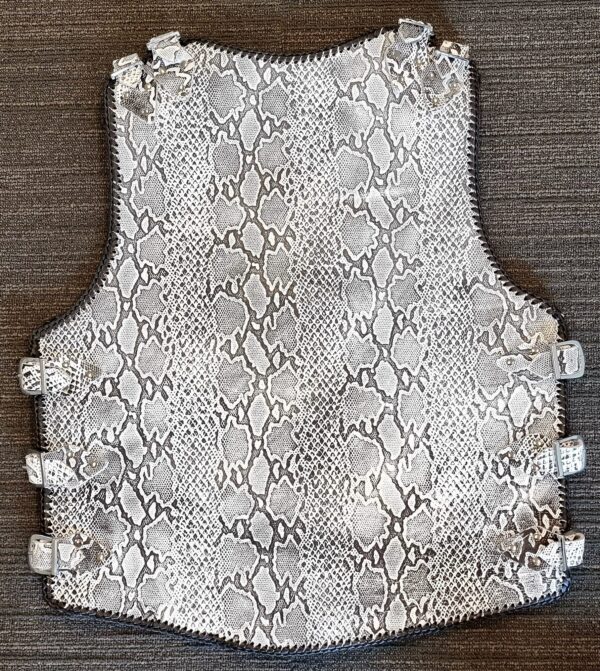 SNAKE LEATHER VEST