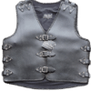 motorcycle leather vest