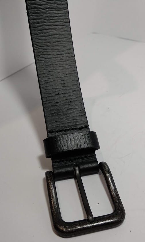 Black Leather Belt - Mulberry - Leather Direct