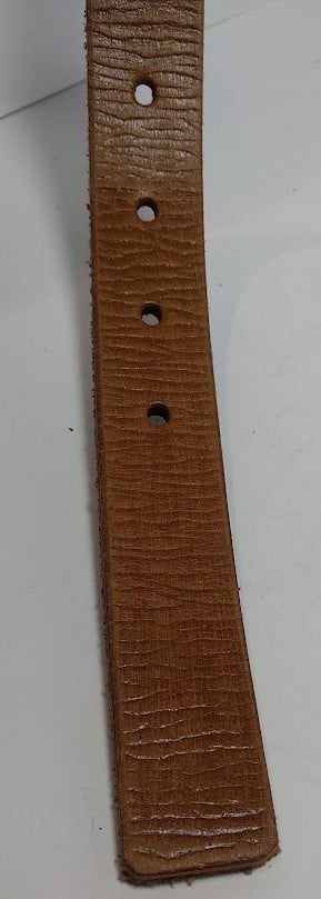 Ladies Tan Dress Belt -Vintage Boyfriend - Leather Direct