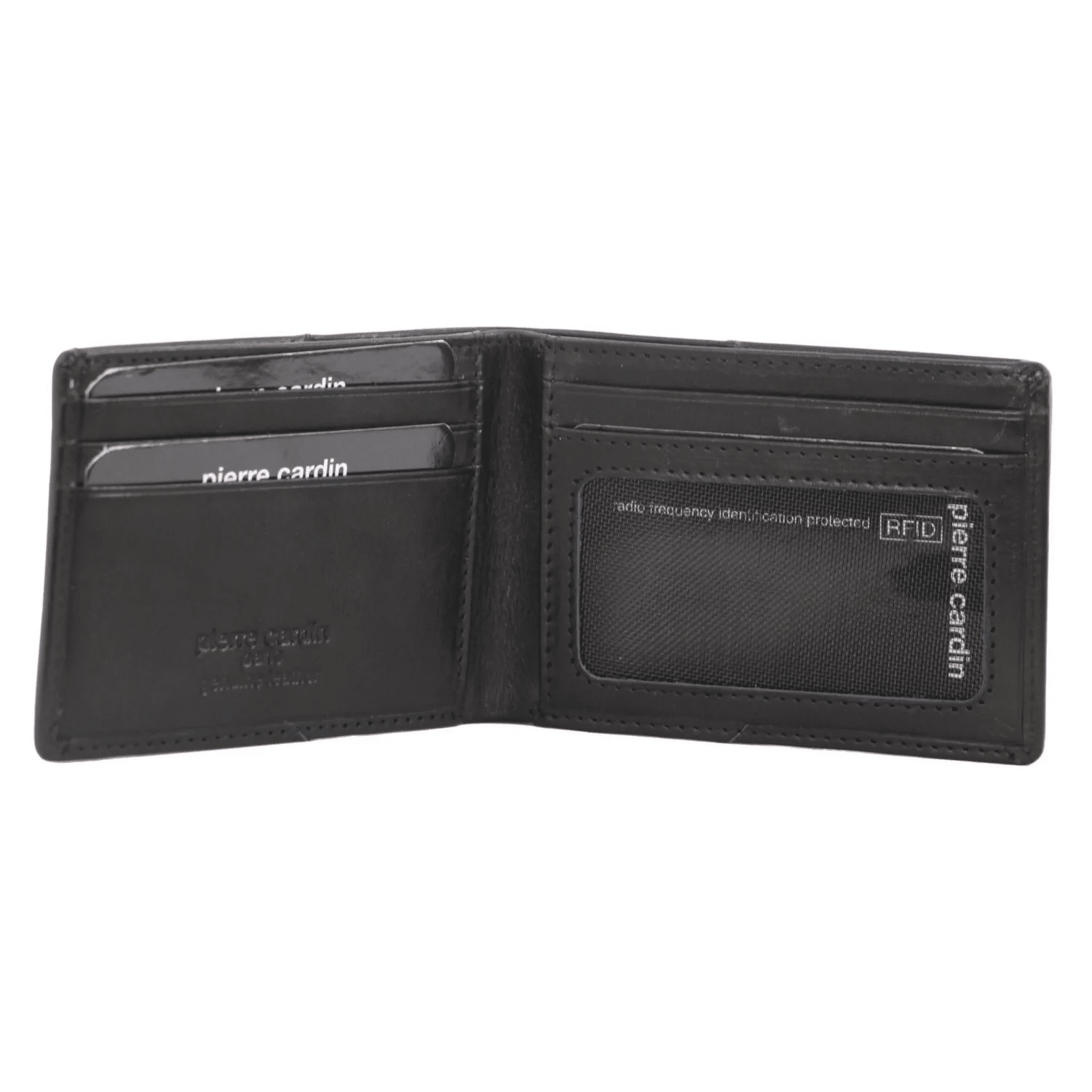 PIERRE CARDIN SOFT ITALIAN LEATHER MENS SLIMLINE BI-FOLD WALLET ...