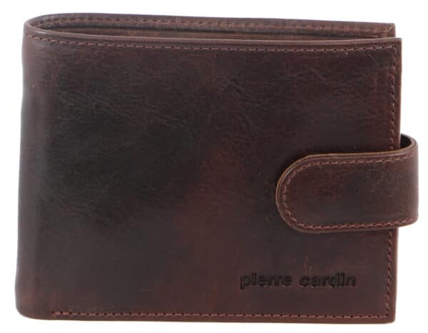 PIERRE CARDIN ITALIAN LEATHER TAB WALLET - Image 4