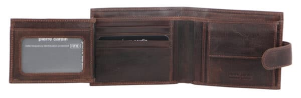PIERRE CARDIN ITALIAN LEATHER TAB WALLET - Image 3