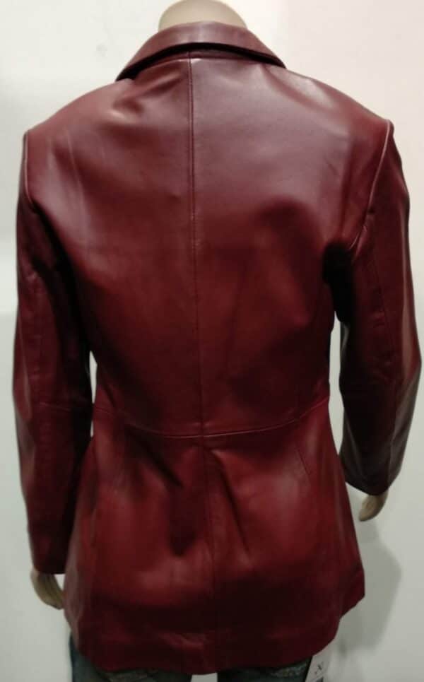 Ladies Burgundy Blazer - AL002 - Image 4