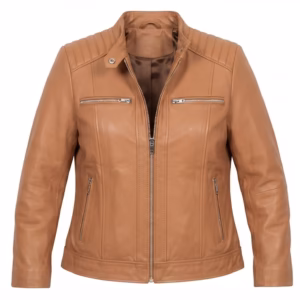 Womens genuine leather jacket