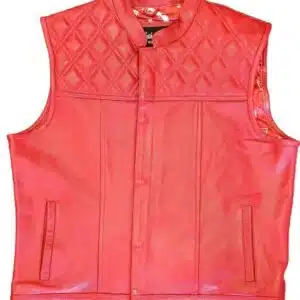 Leather vest
