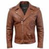 brown brando jacket