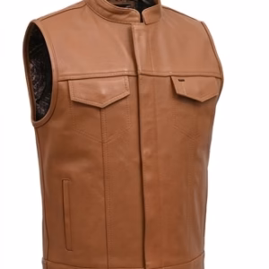 Jean Leather vest
