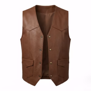 Brown Leather vest NZ