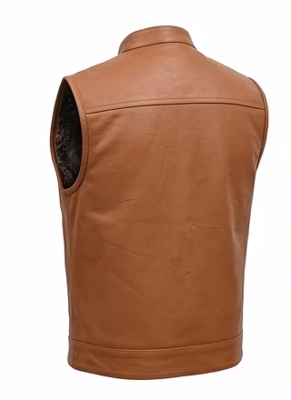 Jean Leather vest