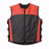 Gucci Style Leather Vest Red
