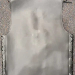 truckers leather vest
