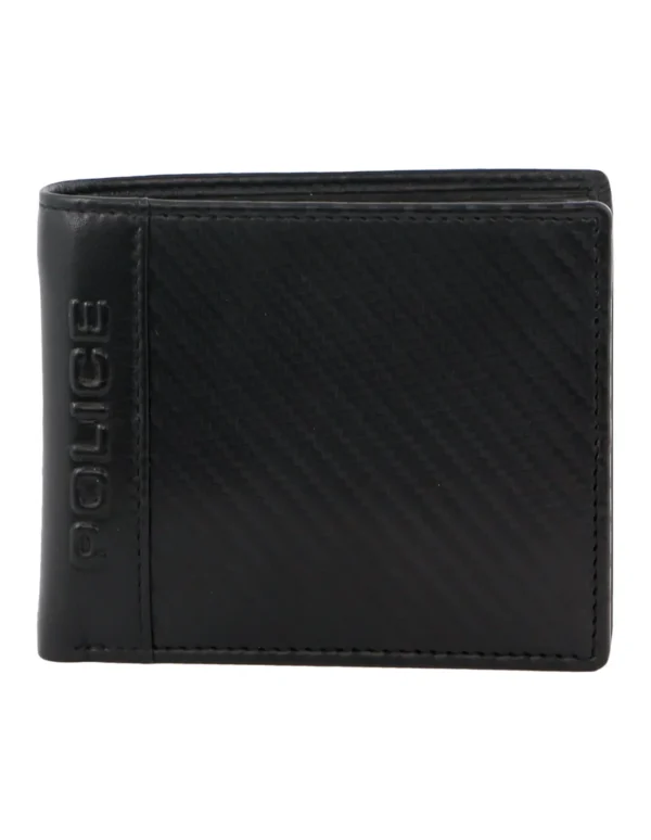 police mens leather wallet