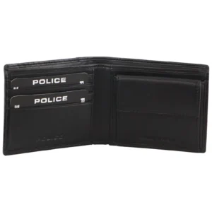 police mens leather wallet