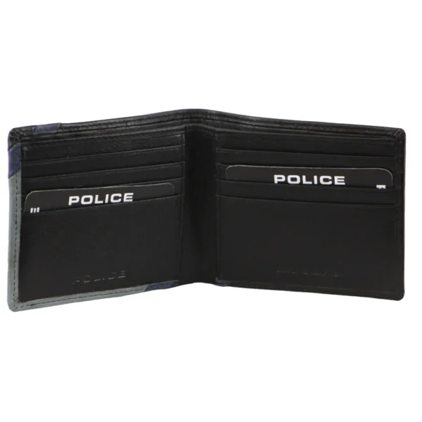 Police Leather Wallet - Leather Direct