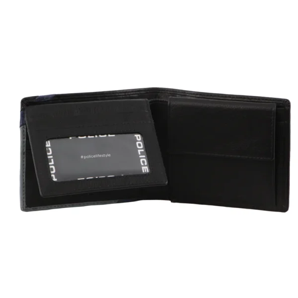 Police Leather Men's Bi-Fold Wallet - Leather Direct