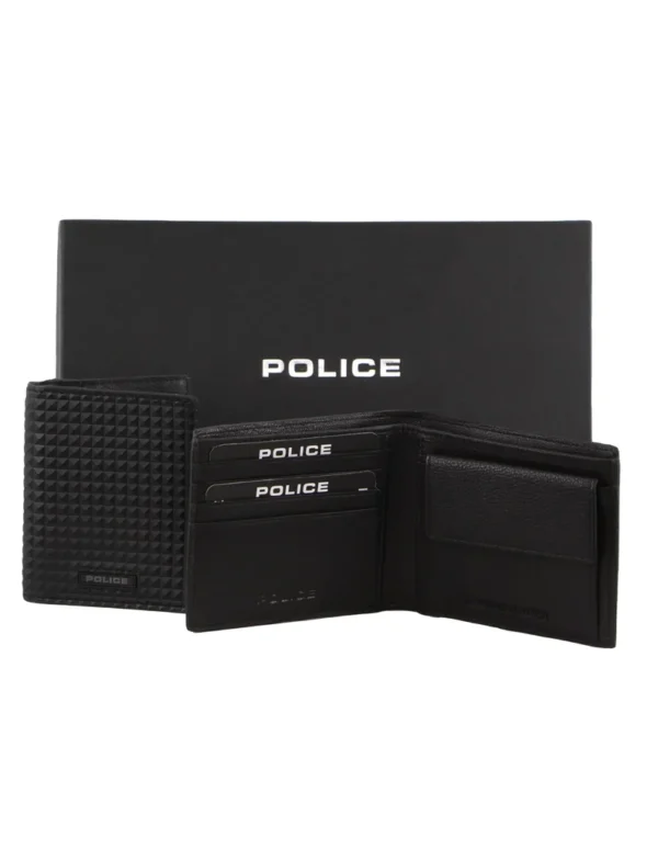 Police Leather Men's Wallet Gift Set - Leather Direct Genuine Leather ...