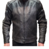rubber motorcycle leather jacket