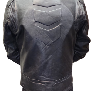 rubber motorcycle leather jacket