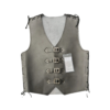 truckers leather vest