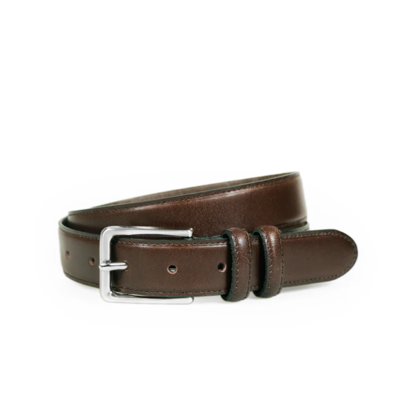 ladies brown leather belt