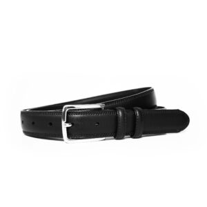 Classic retold leather belt black