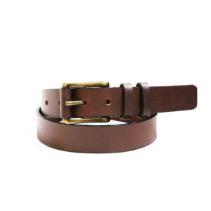 brown drake leather belt