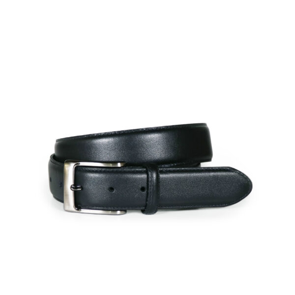 Black Portage 35mm Leather Dress Belt