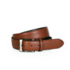 Tan Portage 35mm Leather Dress Belt