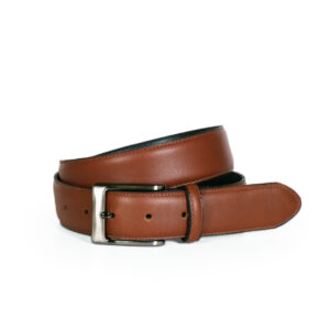 Tan Portage 35mm Leather Dress Belt