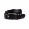 black genuine leather belt siena belt