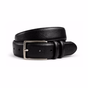 black genuine leather belt siena belt