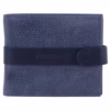 blue leather wallet