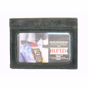 greenstone leather card holder