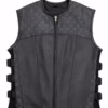 genuine leather vest LV