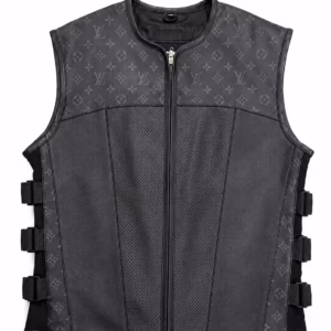 genuine leather vest LV