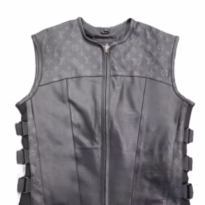 lv leather vest