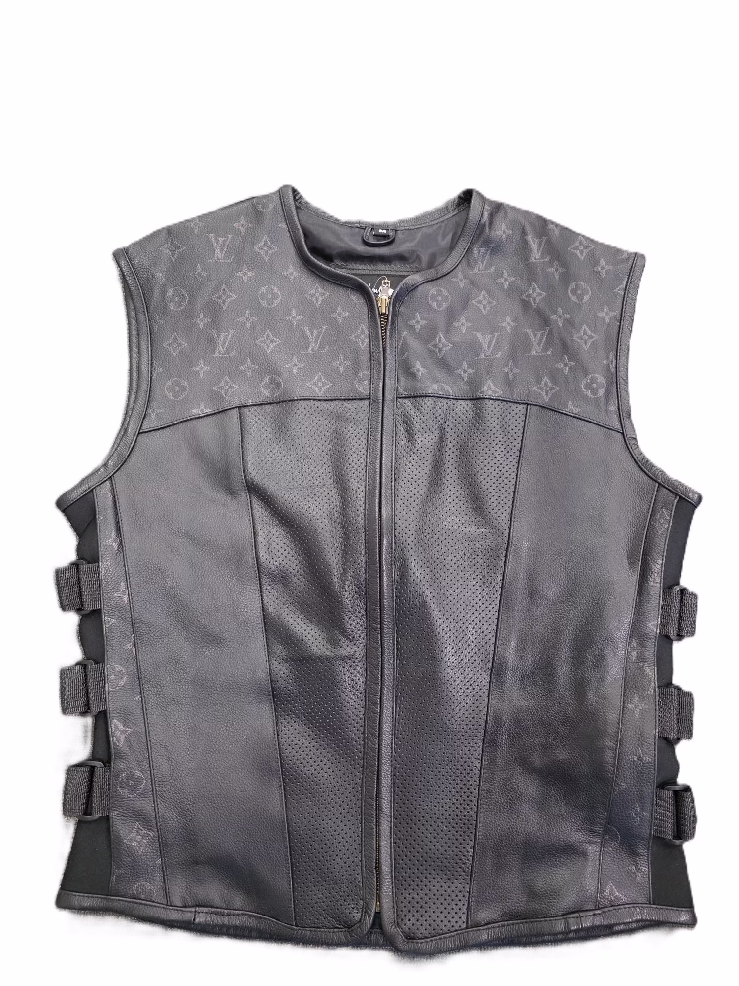 lv leather vest