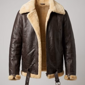 real leather aviator jacket